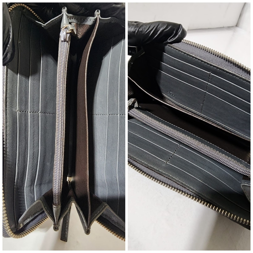Gucci GG Signature Leather Continental Wallet Grey - Picture 11 of 12